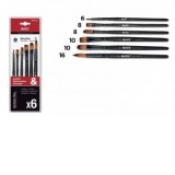 Set 6 pensule Main Paper, numarul 6, 8, 10, 16