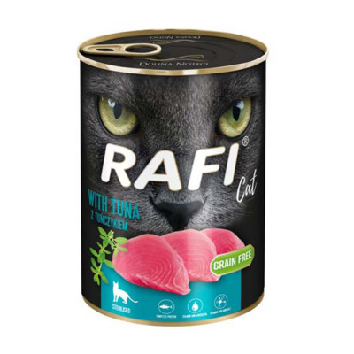 Rafi Cat Sterilised Pat&amp;eacute; with Tuna 400 g foto