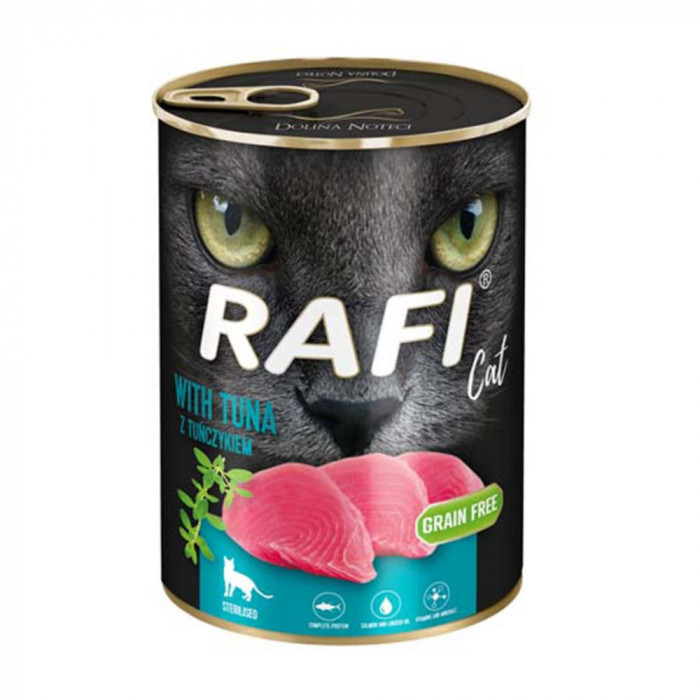 Rafi Cat Sterilised Pat&eacute; with Tuna 400 g
