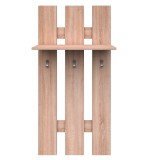 Cuier perete pal stejar sonoma Topty 60x23x100 cm