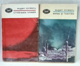 CANTAREATA CHEALA / SETEA SI FOAMEA , TEATRU de EUGEN IONESCU , 2 VOLUME , 1970 , VEZI DESCRIEREA PIESELOR CONTINUTE IN VOLUME !
