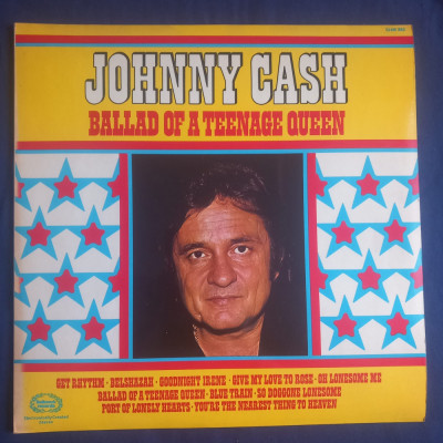 LP : Johnny Cash - Ballad Of A Teenage Queen _ Hallmark, UK, 1974 _ NM / NM foto