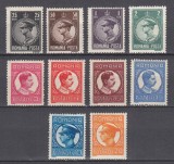 ROMANIA 1932 LP 96 REGELE CAROL II UZUALE FILIGRAN CC SERIE STARE MNH