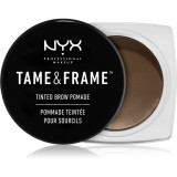 NYX Professional Makeup Tame &amp; Frame Brow pomadă pentru spr&acirc;ncene culoare 03 Brunette 5 g