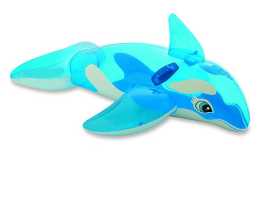 Saltea gonflabila delfin plutitor Intex, 152x114 cm, +3ani foto