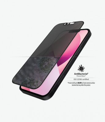 PanzerGlass - Geam Securizat Case Friendly Privacy AB pentru iPhone 13 mini, black foto