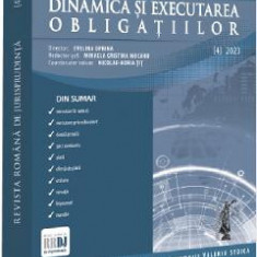 Revista romana de jurisprudenta Nr.4 din 2023. Dinamica si executarea obligatiilor