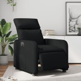 VidaXL Fotoliu rabatabil electric, negru, piele ecologică 3206735