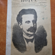 revista "HOTUL"-anul 1,nr. 3 - martie 1887 -oda romaniei - de al. odobescu