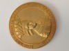 Medalie bronz aurit Petru Rares domn al Moldovei , Manastirea Harlau ,1390-1990 ,600 de ani de la atestarea documentara .Societatea Numismatica Romana