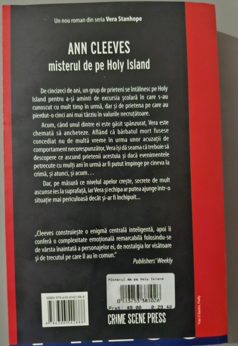 Misterul de pe Holly Island- Ann Cleeves
