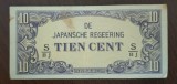 Bancnota - Indiile de Est Neerlandeze (Ocupație Japoneza) - 10 Cents 1942
