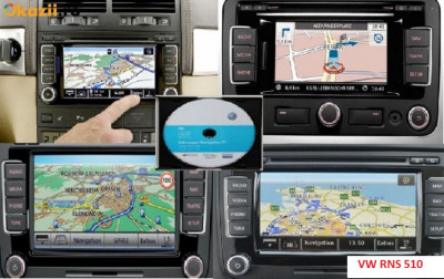 DVD Harti Navigatie GPS Volkswagen RNS 510 VW Passat CC Tiguan SKODA GPS foto