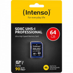 Card de memorie Intenso 64GB SDXC Class 10 UHS-I foto