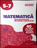 MATEMATICA, TESTE RECAPITULATIVE DIN MATERIA CLASELOR V-VIII-ANTON NEGRILA, MARIA NEGRILA-281709
