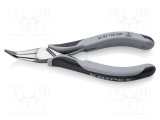 KNIPEX Pince curbă ESD pentru electronice 145mm