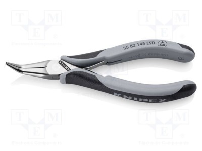 KNIPEX Pince curbă ESD pentru electronice 145mm foto