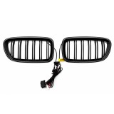 Grile centrale BMW Seria 5 F10 F11 negru lucios, design M
