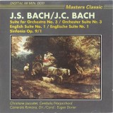 Johann Sebastian Bach / Johann Christian Bach - Suite For Orchestra No. 3 / English Suite No. 1 / Sinfonia Op. 9/1, CD