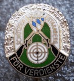 I.456 INSIGNA STICKPIN GERMANIA TIR SCH&Uuml;TZEN GAU STARNBERG F&Uuml;R VERDIENSTE