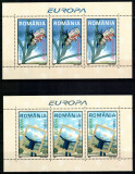 Romania 2003, LP 1611 a, EUROPA 2003, blocuri de 3 marci, MNH! LP 150,00 lei, Natura, Nestampilat
