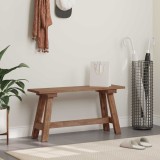 vidaXL bancă natural 92 x 23,5 x 45,5 cm Lemn de mahon 42012395