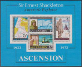 ASCENSION - 1972 - SHACKLETON - serie+bloc, Natura, Nestampilat