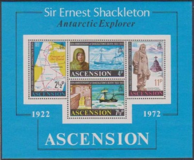 ASCENSION - 1972 - SHACKLETON - serie+bloc foto