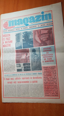 ziarul magazin 22 noiembrie 1986-referendumul pt pace din 23 noiembrie foto