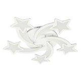 LUSTRA LED DIMABILA STEA 110W CU 5 BRATE 3 CULORI+IR