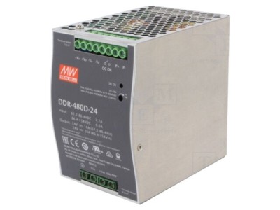 Convertor DC/DC MEAN WELL 480W 67,2-154VDC la 24VDC 20A foto