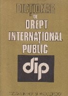 Dictionar de drept international public foto