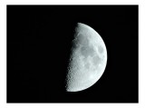 Tablou Canvas, "Luna &icirc;n jumătatea nopții tacite", Mister, Lumină, Cratere, Liniște, Cer, Spațiu, &Icirc;nalt, Fascinație, Taină, 39 x 26 cm, CMCLASS