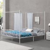 Pat baldachin Finstr&ouml;m W180 otel alb mat [en.casa] HausGarden Leisure