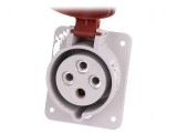 Conector alimentare AC trifazat 32A 400VAC IP44 soclu mamă