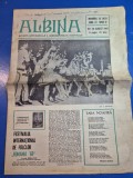 ziarul albina 29 august 1969 - festivalul international de folclor - romania 69