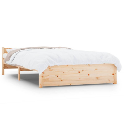 Cadru de pat, 120x200 cm, lemn masiv foto