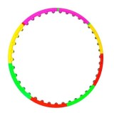 Hulahop de masaj 90 cm, 40 bile magnetice, 8 segmente, stimulare musculatura si circulatie