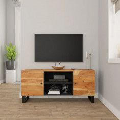 Comoda TV, 105x33x46 cm, lemn masiv de acacia foto