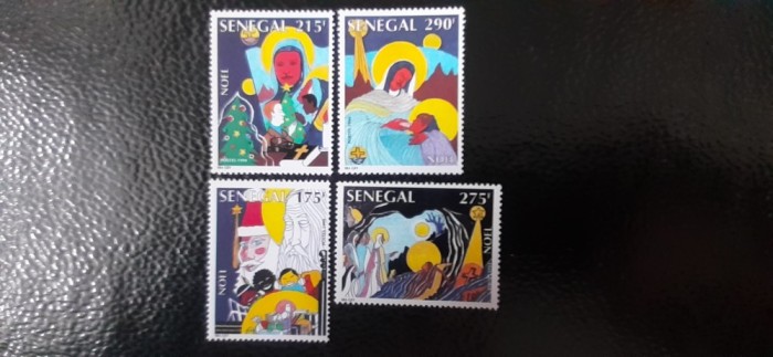 Senegal-Craciun 1994,pictura-serie completa - nestampilate MNH(W 2)