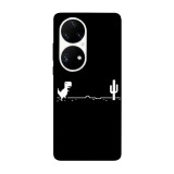 Husa compatibila cu Huawei Nova Y70 model Run for your life, Silicon, TPU, Viceversa, Transparent, Carcasa