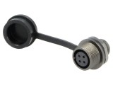 Soclu ST12 4-PIN IP67 5A 200V Lipire