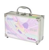 Cumpara ieftin Trusa de machiaj in cutie metalica Martinelia, Little Unicorn