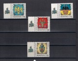 ROMANIA 2008 - INSEMNE HERALDICE ROMANESTI - TABS 3 - LP 1816, Nestampilat