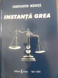 INSTANTA GREA POEZII (CU DEDICATIA AUTORULUI)-CONSTANTIN MANUTA-267652