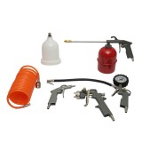 Set aer comprimat 5 piese cu furtun spiralat 5 m pentru vopsit si umflat