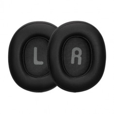 Set 2 Earpads kwmobile pentru JBL Tune T760NC /T710BT/T700BT, Piele ecologica, Negru, 60770.01