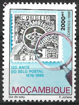 B0384 - Mozambic 1996 - 120 ani timbru Mozambic 1v.neuzat,perfecta stare foto