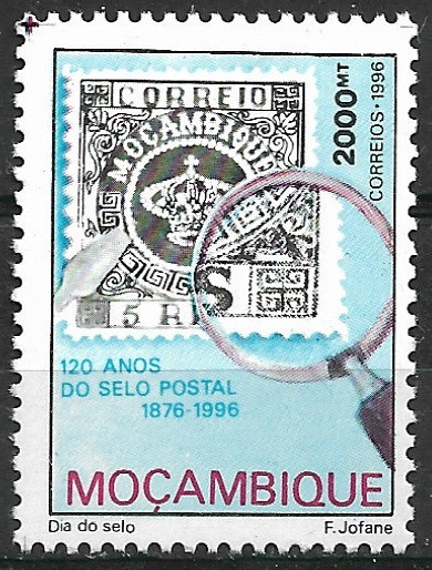 B0384 - Mozambic 1996 - 120 ani timbru Mozambic 1v.neuzat,perfecta stare