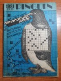 Revista pinguin nr.4/1981 - total necompletata